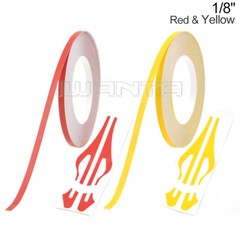 1/8″ 3mm Red & Yellow Pinstriping Pin Stripe DIY Tape Vinyl Decal Sticker 32ft