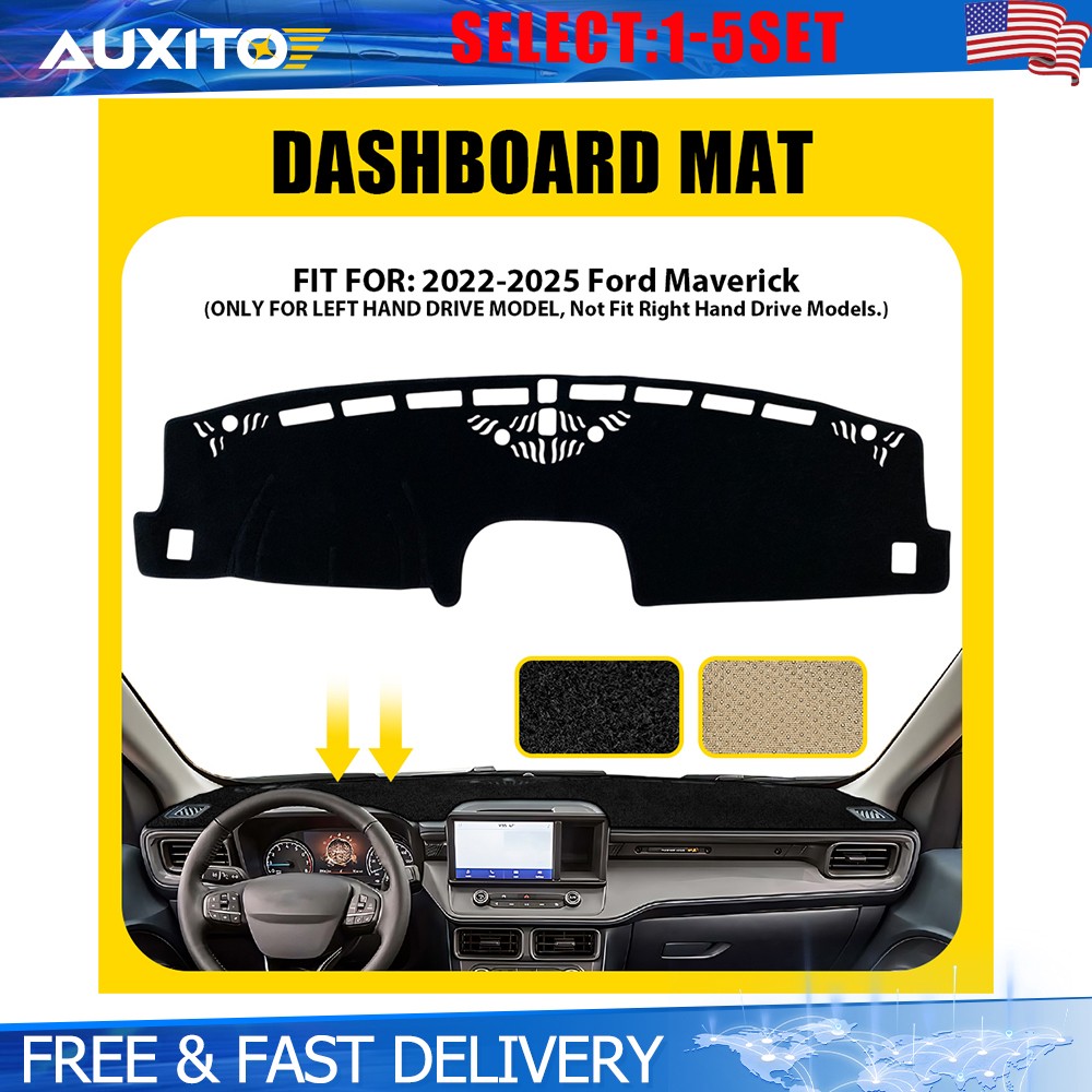 Fit Ford Maverick 2022-2024 2025 Dashboard Cover Anti slip Dash Cover Mat 1-5X
