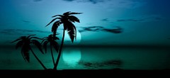 Golf Cart Tropical Palm Tree Large Rear Fender Wrap Charphics FIT EZGO Club Car