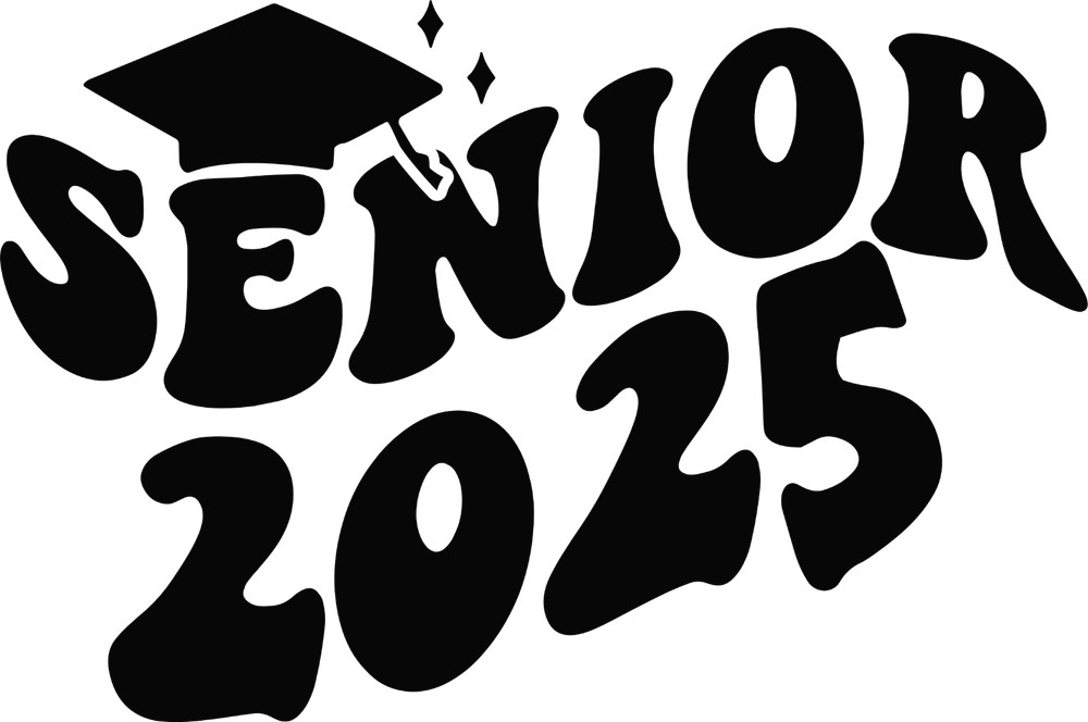 Senior 2025! Graduation class Die Cut vinyl Decal Sticker 43 different colors