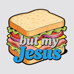 Food given by God Stickers Vinyl Self-adhesive Customizable for Car windows Wall