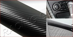 For Mitsubishi 84″ x 50″ Flexible Carbon Fiber Vinyl Film Wrap Roll Sheet Decal