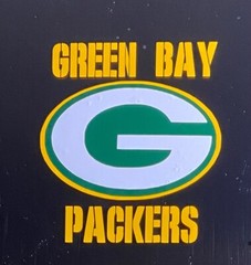 NFL GREEN BAY PACKERS Traditional car decal 5 inch x 5 1/2 inch die cut sticker