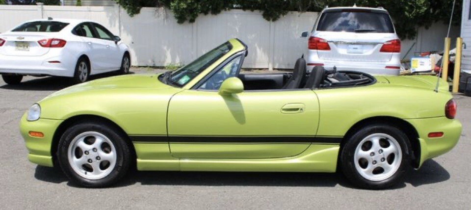 Long Plain vinyl Stripe Stripes fit Mazda Miata MX-5 NC Decal Decals Graphic