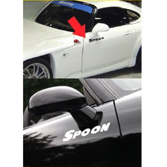 JDM Racing Streamline Side Door Vinyl Decal Sticker Styling Aero Fits EG6 BFM010