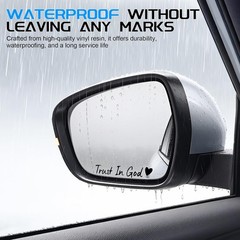 2-8pcs Car Rearview Stickers,Cars Decals,Car Accessories Auto Stickers Decoratio