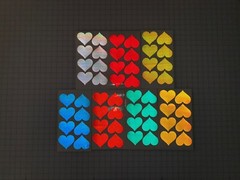 8 Reflective 2.5″ Prismatic Triangles Oralite V98 (750+ Candelas) Sticker Decal