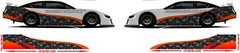 Race Car Side Wrap Laminated Print Modified super stock St-80 Bone Collector Red