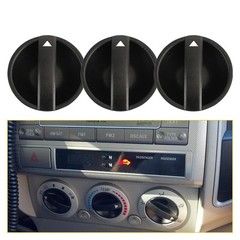 3/6X Fit Toyota Tacoma for 2005-2011 Heater Dials Knobs A/C HVAC Fan Control Set