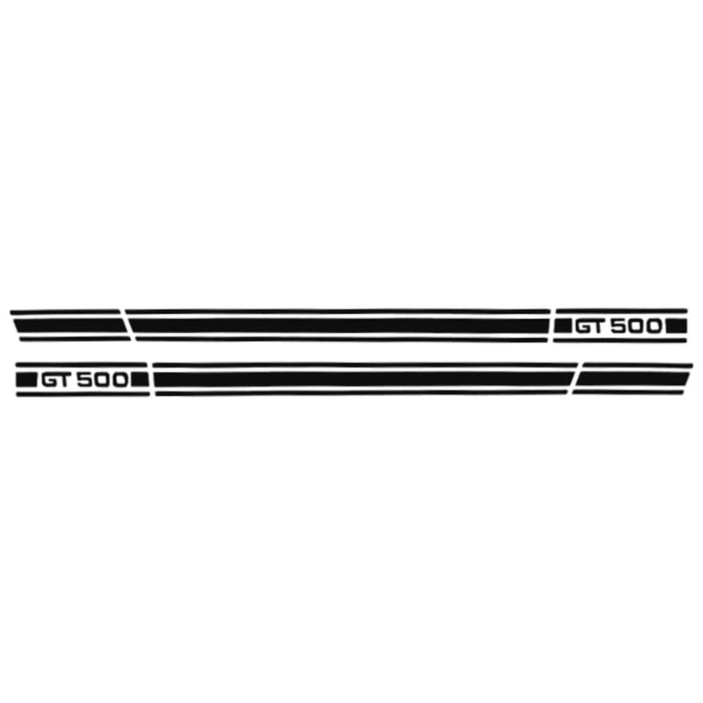 Graphic Express Rocker Stripe Kit GT500 Style Black Mustang 2005-2009