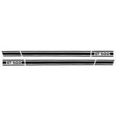 Graphic Express Rocker Stripe Kit GT500 Style Black Mustang 2005-2009
