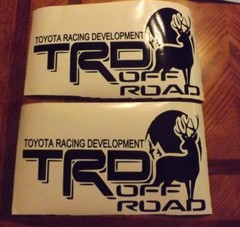 Toyota TRD Truck Off Road Decal Vinyl Sticker with Deer