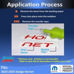 HORNET Emblem Overlay Decal Stickers – 2023-2024 Hornet
