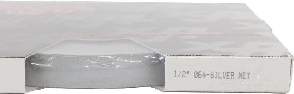 Universal 1/2″ X 150′ Solid Stripe Auto Customizing 0108064- Silver Metallic