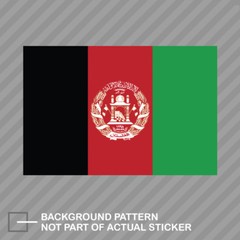 Afghanistan Flag Sticker Decal Vinyl AFG AF