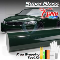 ESSMO PET Super Gloss Turquoise Gre Vehicle Vinyl Wrap Decal Sheet Like Paint