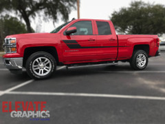 1999-2025 For Chevy Silverado Decals Side Flash Graphics Vinyl Stripes Stickers