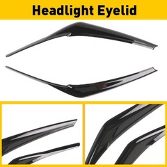 1/2Headlight Eyelid Trim Cover Eyebrows For Toyota Camry SE XSE XLE 2018-20 A