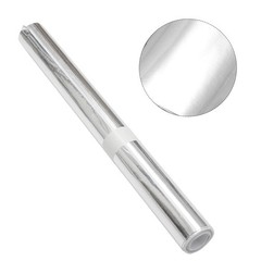 Silver Chrome Mirror Vinyl Wrap Film Roll Sheet Air Bubble 12 X 60 In