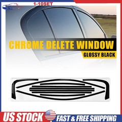 Delete Blackout Vinyl Overlay Window Trim For Infiniti G35 G37 Q40 07-15 1-10