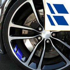6Pcs Car Stickers Wheel Hub Rim Reflective Sticker For 16″-21″ Rims Reflective