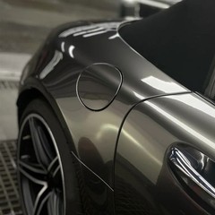 5FTx50FT PET Liquid Metal Tungsten Steel Vinyl Wrap US Stock Self Adhesive