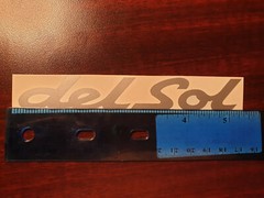 Honda Delsol/CIVIC Decal Logo/Bumper Sticker