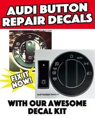 Headlight Switch Restoration Restore Decal Sticker For Audi A4 B6;B7 /A6