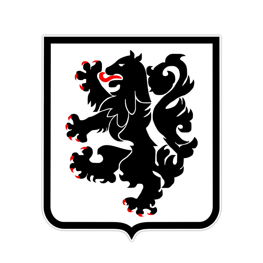 28th Infantry Regiment – Black Lions Sticker Military Vinyl Soldier Decal 5″