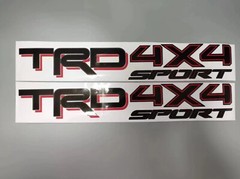 2PCs TRD 4×4 Sport Decal Set 2016 – 2020 Tacoma Tundra Truck Sticker Red Black