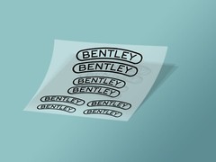 8pcs Bentley Caliper Decal Stickers, Die-Cut Vinyl Decal Sticker