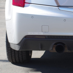 Fits 2013+ Cadillac ATS Rear Reflector Overlay Tint Kit – Smoke Blackout Marker