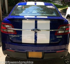 10″ Plain Rally stripes Stripe Graphics Fit 2010 16 18 Taurus LX SEL X SHO