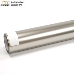 5ft x 50ft PET Car Wrap Vinyl Light Champagne Gold Air Release Bubble Free Roll