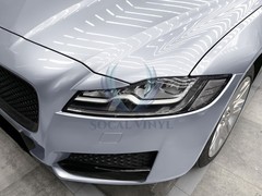 High Gloss Silver Glossy Car Vinyl Wrap Sticker Decal Sheet Film DIY Air Release