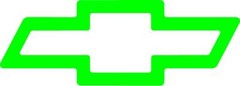 Chevrolet Logo Decal Multiple Colors and Sizes