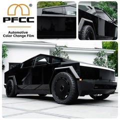Cybertruck DIY Full Vehicle PreCut PPF Kit Color Change Wrap Gloss Piano Black