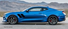 TRACK XL Vinyl Graphics Side Door Body Line Accent Stripe Decal for Chevy Camaro