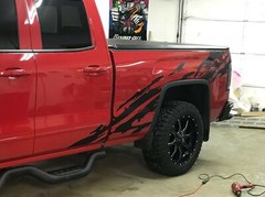 ✔️ Off-ROAD TRUCK SIDE GRAPHICS DECAL MUD SPLASH on rear bed or doors side