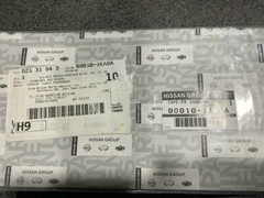 11-17 NISSAN JUKE RIGHT FRONT BLACK OUT TAPE 80818-1KA0A GENUINE OEM NEW PART