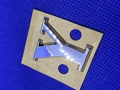 Logo Badge Emblem Rear Letter Y LANCIA YPSILON Original New