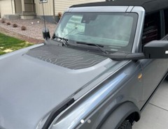 2021 2022 2023 FOR FORD BRONCO FULL SIZE Hood Vinyl Graphic Decal MATTE BLACK.