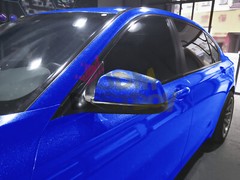 Gloss Diamond Glitter Royal Blue Sparkle Metallic Vinyl Wrap Sticker Decal Sheet