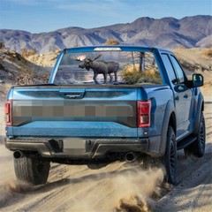 Pickup Rear Window Moose Forest Decoration Sticker Decal Waterproof 22″ x 65″