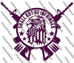 2nd Amendment,Shall Not Be Infringed,Molon Labe,We The People,Eagle,Vinyl Decal