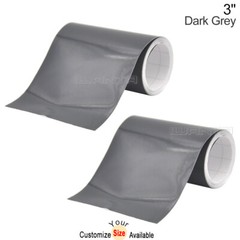 2x 3″ x 78″ DIY Dark Grey Racing Stripes Car Hood Vinyl Tape Sticker Body Decals