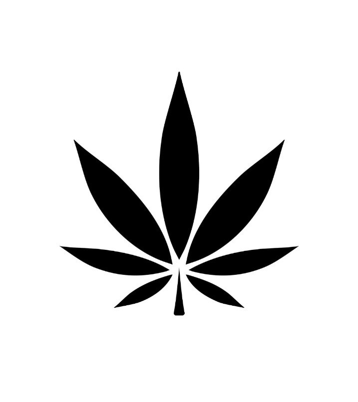 Marijuana Leaf Pot Vinyl Decal Sticker you choose size and color