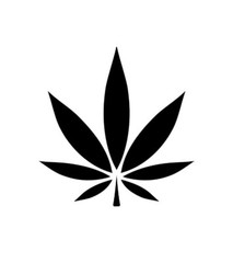 Marijuana Leaf Pot Vinyl Decal Sticker you choose size and color