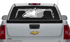 24″ XLarge Alpinestars Vinyl Decal Sticker: Cars, SUV, Boats, Truck, Mx, BMX