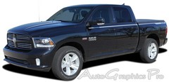 2009-2018 Hood Spear & Side Striping Decals Stripes 3M Vinyl Graphics Dodge Ram